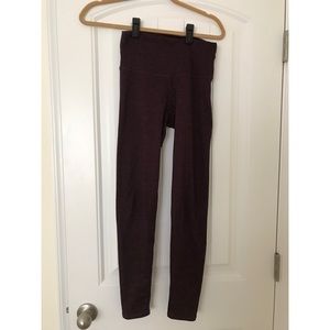 Maroon, aerie play high waisted leggings